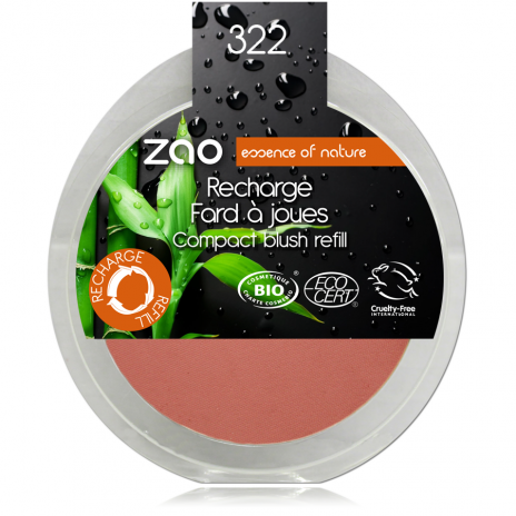 Zao Makeup - Recarga Polvo Compacto 302 Beige Orangé