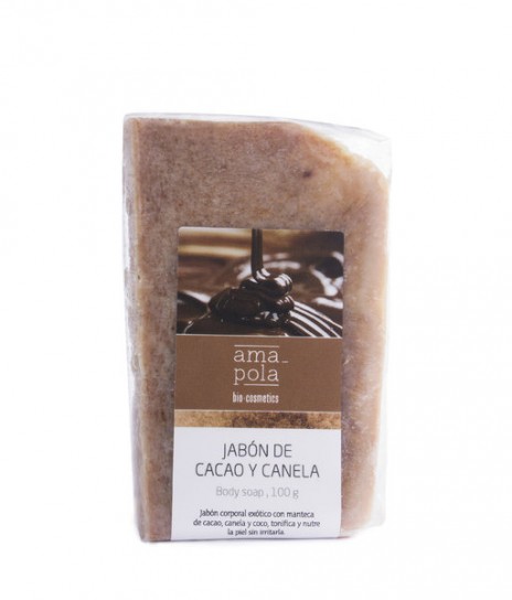 Amapola Biocosmetics Jabón de Cacao y Canela