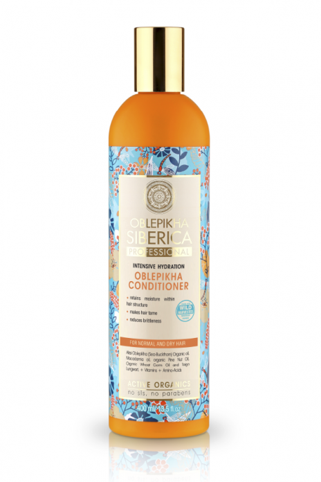 Natura Sibérica - Acondicionador Oblepikha para cabello normal y cabello seco