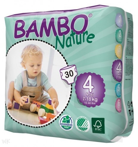Pañal Ecológico Maxi 7-18Kg, - Bambo
