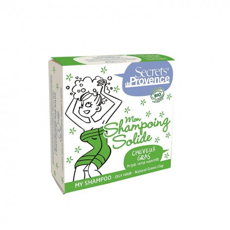 Secrets de Provence Champú Sólido Bio Cabello Graso
