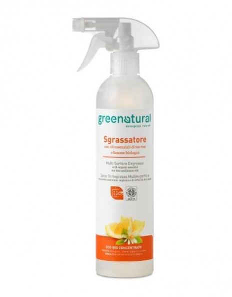 Greenatural - Gn Spray Quitagrasas Higienizante Limon & Tea Tree Ecobio