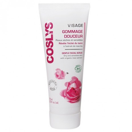 Coslys Exfoliante Facial Suave Piel Seca y Sensible con Extracto de Rosas