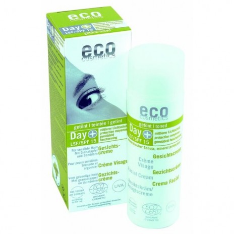 Eco Cosmetics Crema Facial Hidratante con Color FPS 15