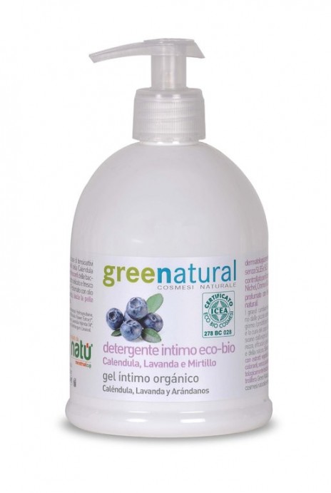 Greenatural - Gel Detergente Íntimo de Caléndula, Lavanda y Arándanos