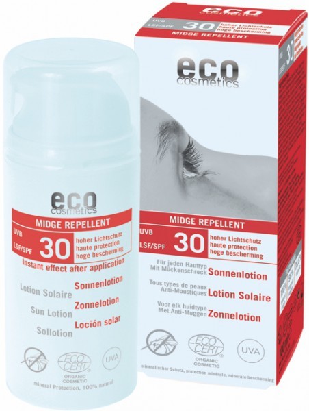 Eco Cosmetics Protector Solar Loción FPS 30 Antimosquitos
