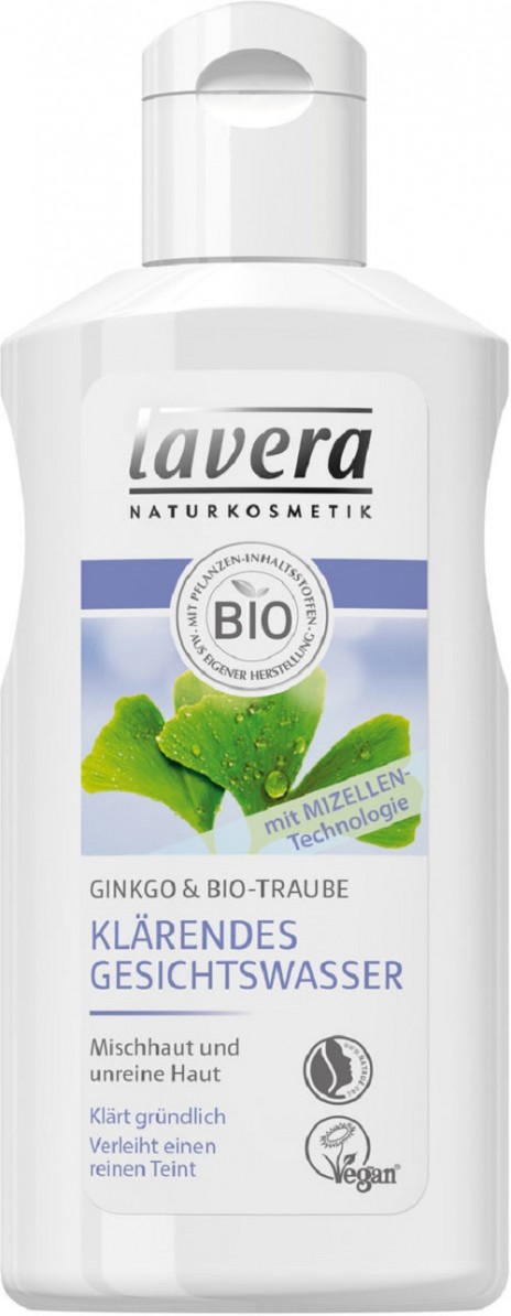 Lavera Tónico Facial Purificante con Gingko y Uva Bio