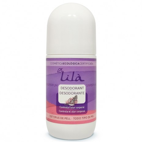 Lilà Desodorante Natural Roll-on Sin Perfume