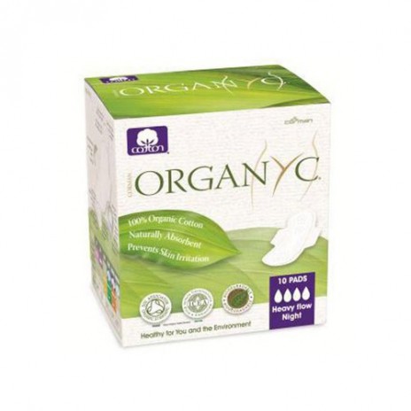 Compresa de Día con Alas 100% Algodón Orgánico - Organyc