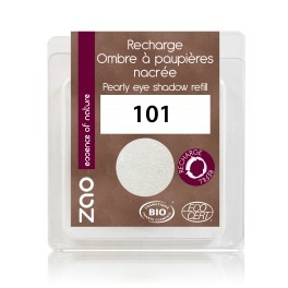 Zao Makeup - Recarga Sombra de Ojos Nacarada 101 Blanc Nacré