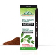 Crema colorante a la Henna - Cubre Canas - Negro - Corpore Sano
