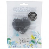 Lady Green Esponja Limpiadora Konjac Bambú Negro