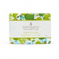 Jabón Exfoliante de Café y Pepita de Uva - Naturavia