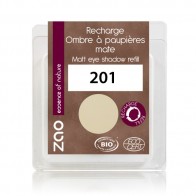 Zao Makeup - Recarga Sombra de Ojos Mate 201 Ivoire