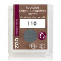 Zao Makeup - Recarga Sombra de Ojos Nacarada 110 Gris Métal