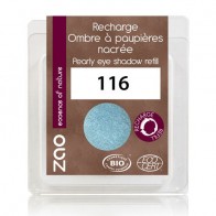 Zao Makeup - Recarga Sombra de Ojos Nacarada 116 Bleu Canard