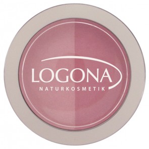 Colorete Dúo Pink + Rose 01 - Logona