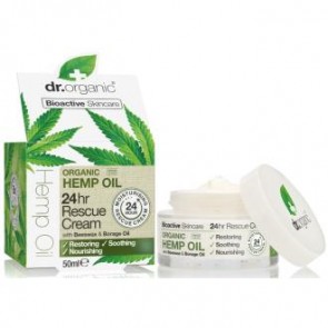Dr Organic Crema Rescate 24h Aceite de Cañamo