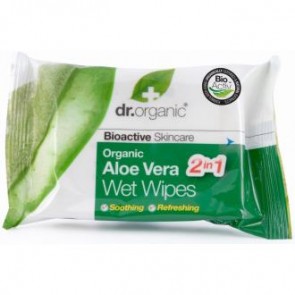 Dr Organic Toallitas Humedas Aloe Vera Organico