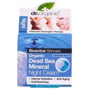 Dr Organic Crema de Noche Minerales del Mar Muerto