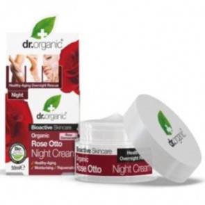Dr Organic Crema de Noche Rosa de Damasco