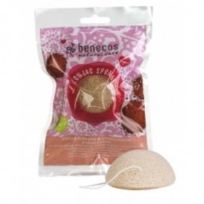 Benecos Esponja Konjac Arcilla Roja Pieles Delicadas