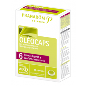 Pranarom Oleocaps Piernas Ligeras y Confort Circulatorio