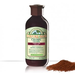 Champú a la Henna Sándalo - Caoba - Corpore Sano