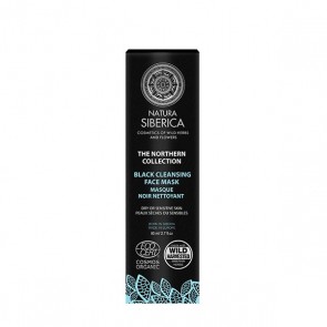 Natura Siberica Mascarilla Facial Negra Limpiadora Brillo de la Piel