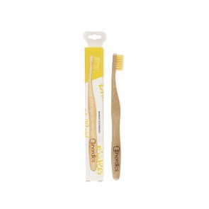 Nordics Oral Care Cepillo Dental Bambú Adultos Amarillo