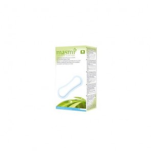Masmi - Compresas anatomicas 100% algodón Masmi, 16 unidades