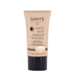 Sante - Maquillaje fluido mate evermat 01 Natural