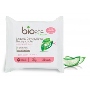 Biopha Organic Toallitas Desmaquillantes