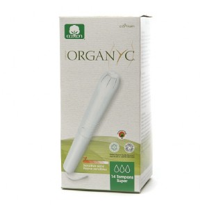 Tampón Súper con Aplicador de Algodón 100% Orgánico  - Organyc