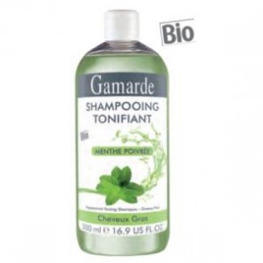 Gamarde Champú Tonificante de Menta Bio para Cabello Graso