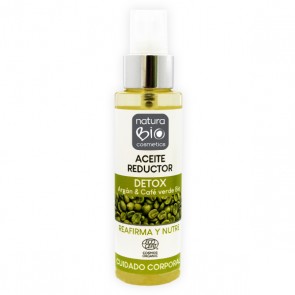 NaturaBIO Cosmetics Aceite Reductor Detox con Argán y Café Verde Bio