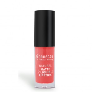 Benecos Labial Líquido Mate Coral Kiss