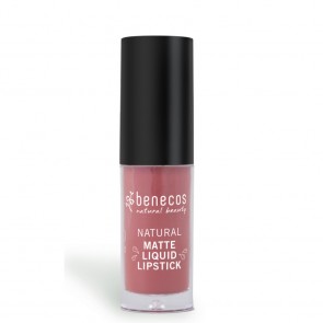 Benecos Labial Líquido Mate Rosewood Romance