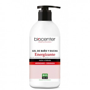 Biocenter - Gel de Baño y Ducha Energizante Arándano y Granada 500ml