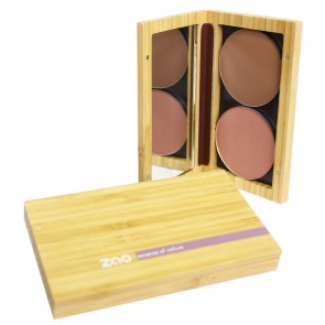 Zao Makeup - Estuche de Bambú Multifunción Recargable