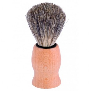 Redecker Brocha de Afeitar de Madera de Haya y Pelo de Tejón