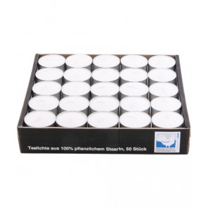 Kerzenfarm Caja 50 Velas de Té