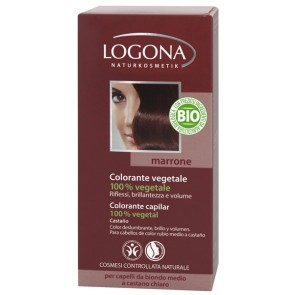 Colorante Capilar en Polvo - Castaño - Logona