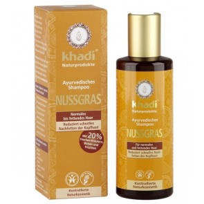 Khadi Champú Nutgras Ayurveda Regulador Grasa