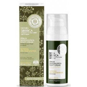 Natura Siberica Crema de Noche para Piel Seca