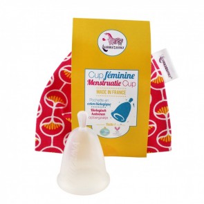 Lamazuna Copa Menstrual con Bolsita Rosa Talla 1
