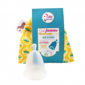 Lamazuna Copa Menstrual con Bolsita Amarilla Talla 2