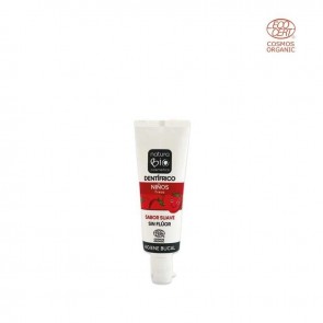 NaturaBIO Cosmetics Dentífrico para Niños Sabor Suave Sin Flúor