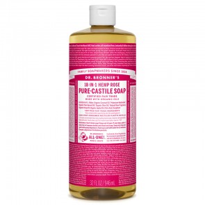 Dr Bronner's Jabón de Castilla Líquido Rosa Bio
