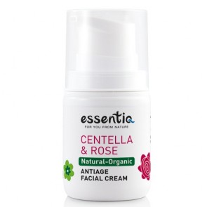 Essentiq Crema Facial Antiedad con Centella Asiática y Rosa
